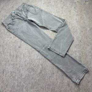 Tommy Bahama 5-Pocket Pants Men 32 x 32 Gray Stretch Boracay Flat Front
